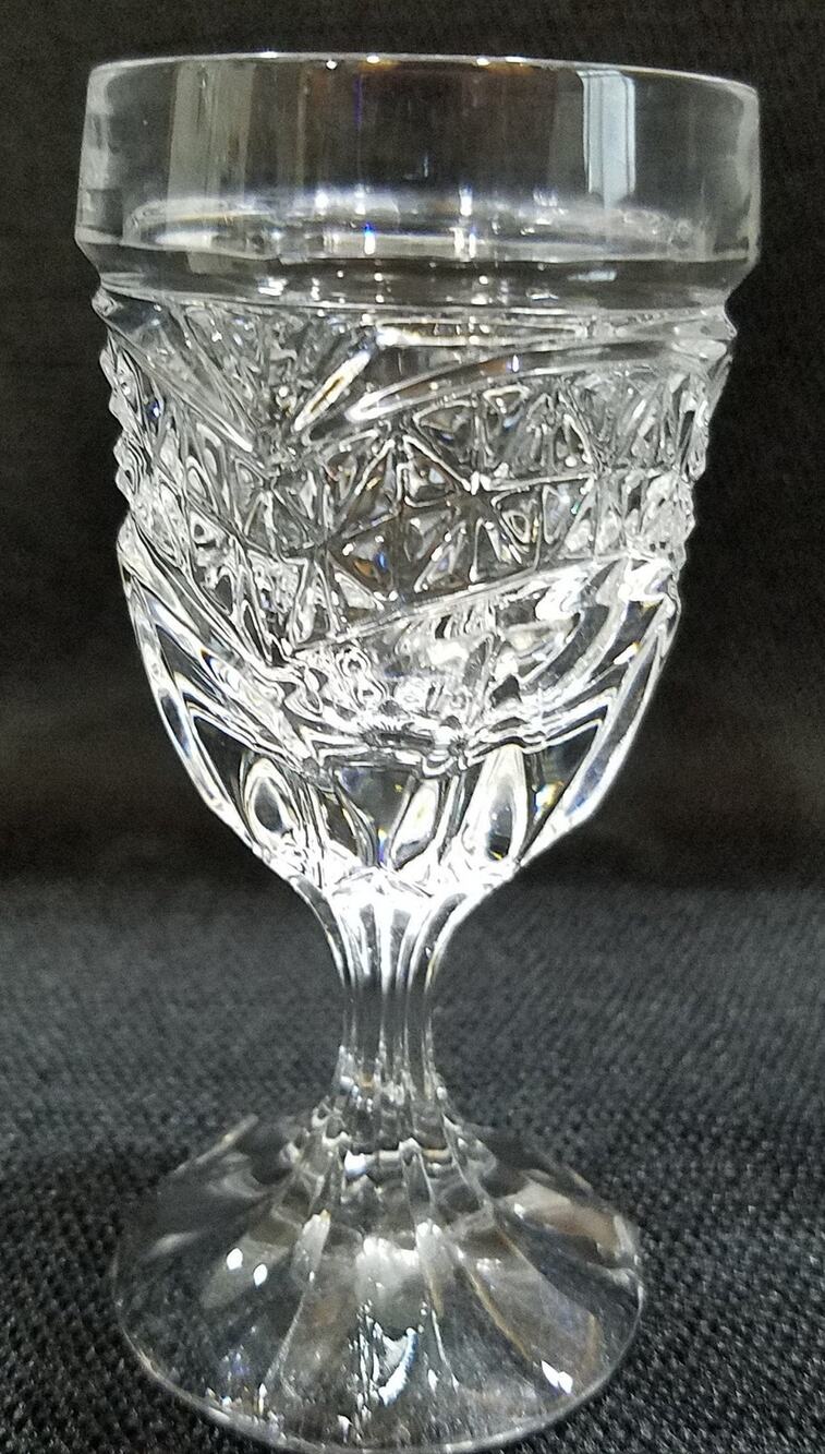 Single Cut Glass Cordial / Ring Holder